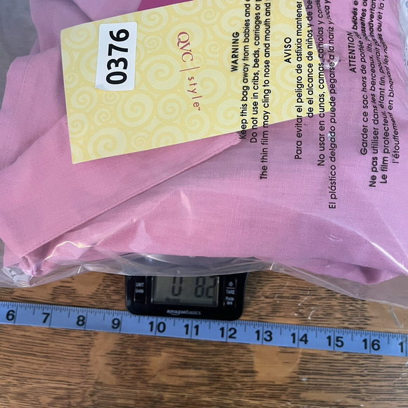 NWT Quacker Factory Women's Linen Button Up Pink Shirt S Rhinestone Funky Glam - Picture 10 of 10